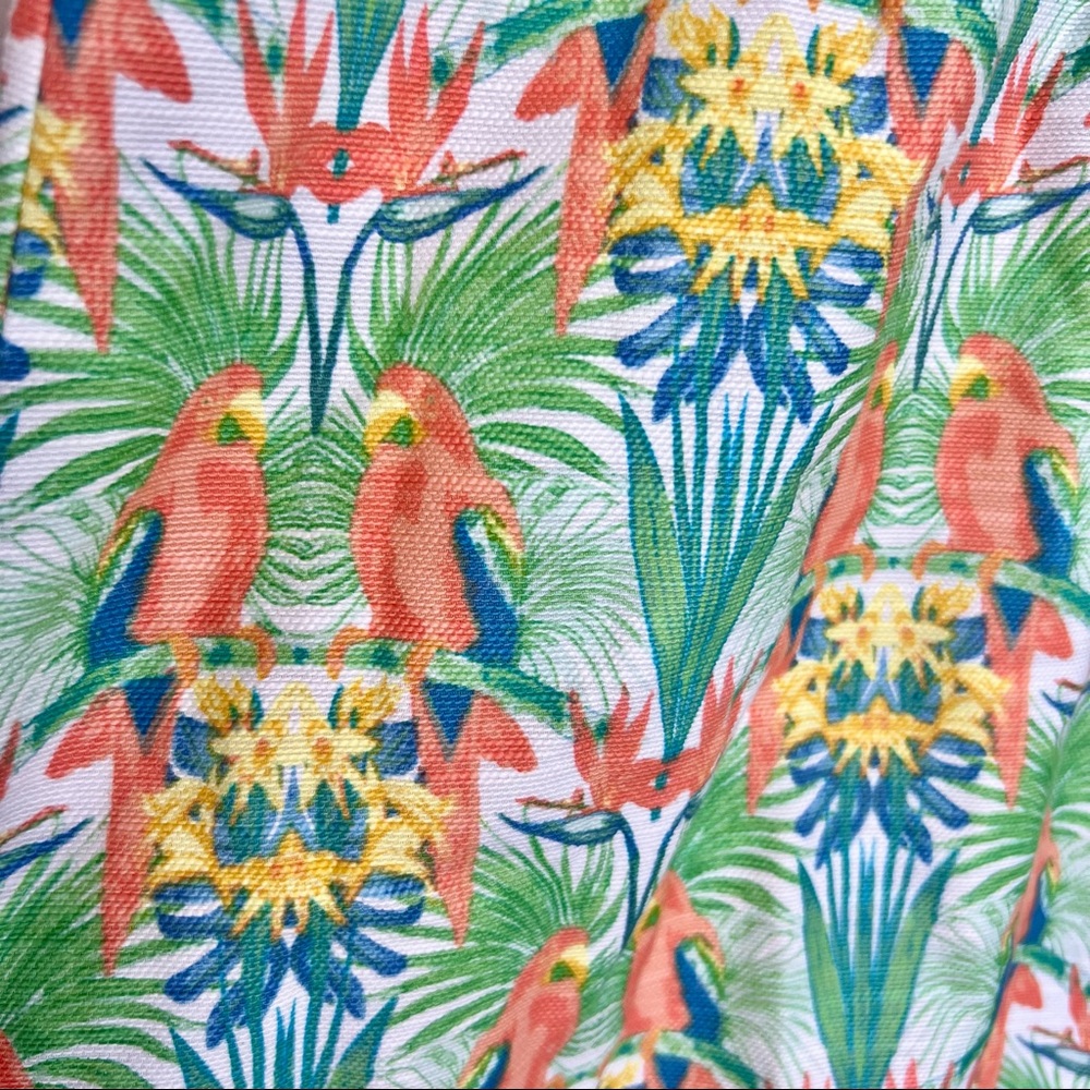 NWOT TALBOTS Tropical Print Shift Dress. Size 2 - Picture 5 of 9